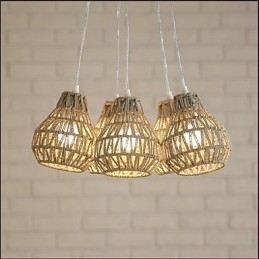 Żyrandol Cage Rope Creative RETRO Art 5 Head