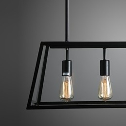 Żyrandol z metalu galwanizowanego w stylu rustykalnym Mini Lodge