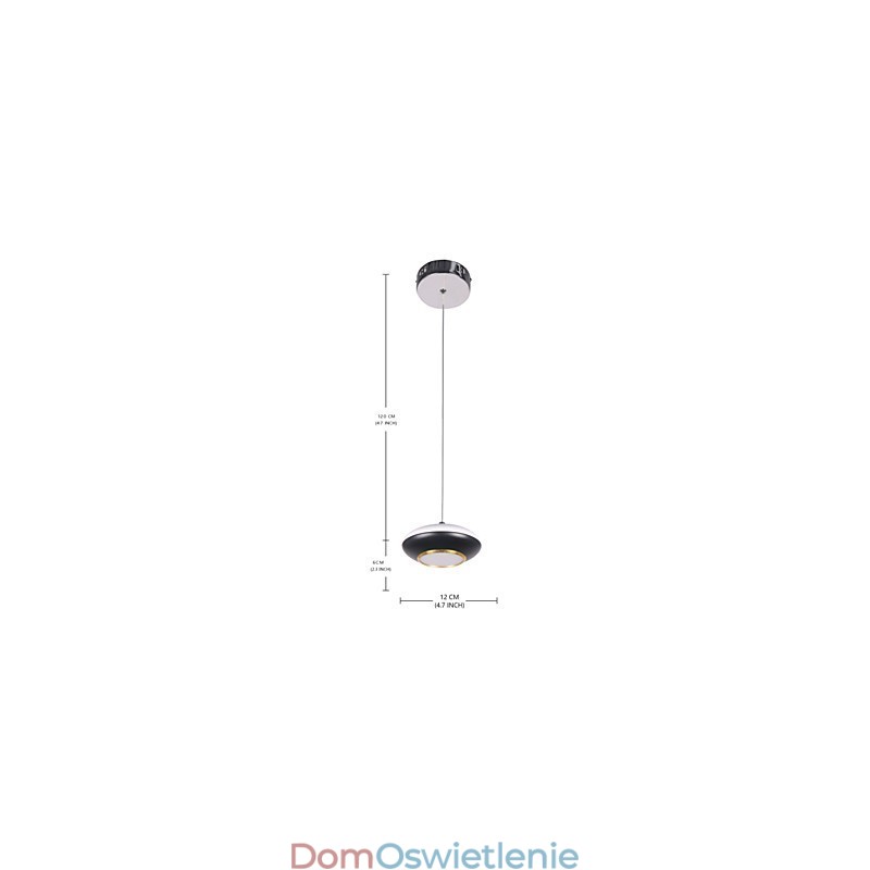Nowoczesny latający spodek Design Wysokiej jakości lampa wisząca kawiarnia