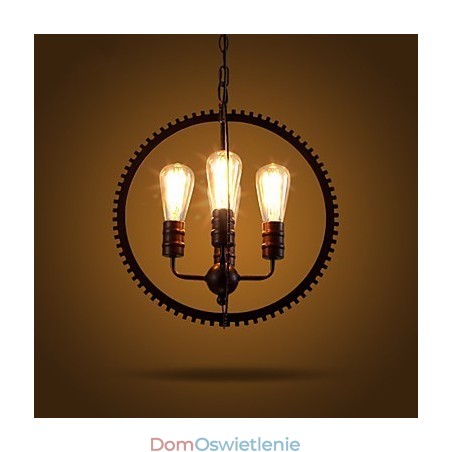 Kreatywne lampy wiszące retro Amerykański wiejski żyrandol z kutego żelaza Kreatywne lampy wiszące retro Amerykański wiejski żyrandol z kutego żelaza
