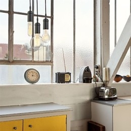 Malowanie w stylu Vintage Mini Metalowa lampa wisząca Garaż
