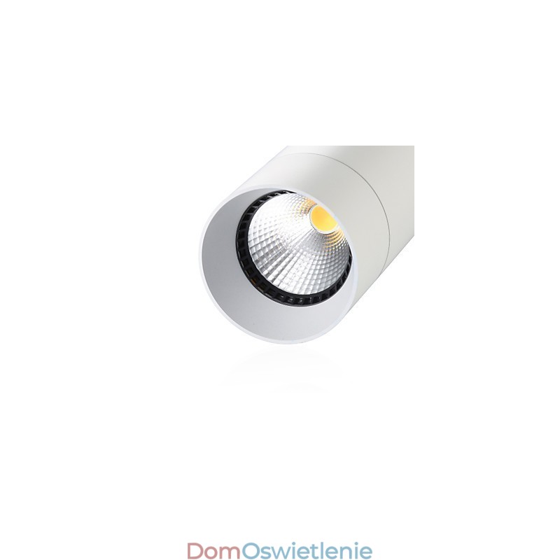 GE 05032 8W 136mm 1 Światło Mini Lampa wisząca Pudrowa biel z aluminium
