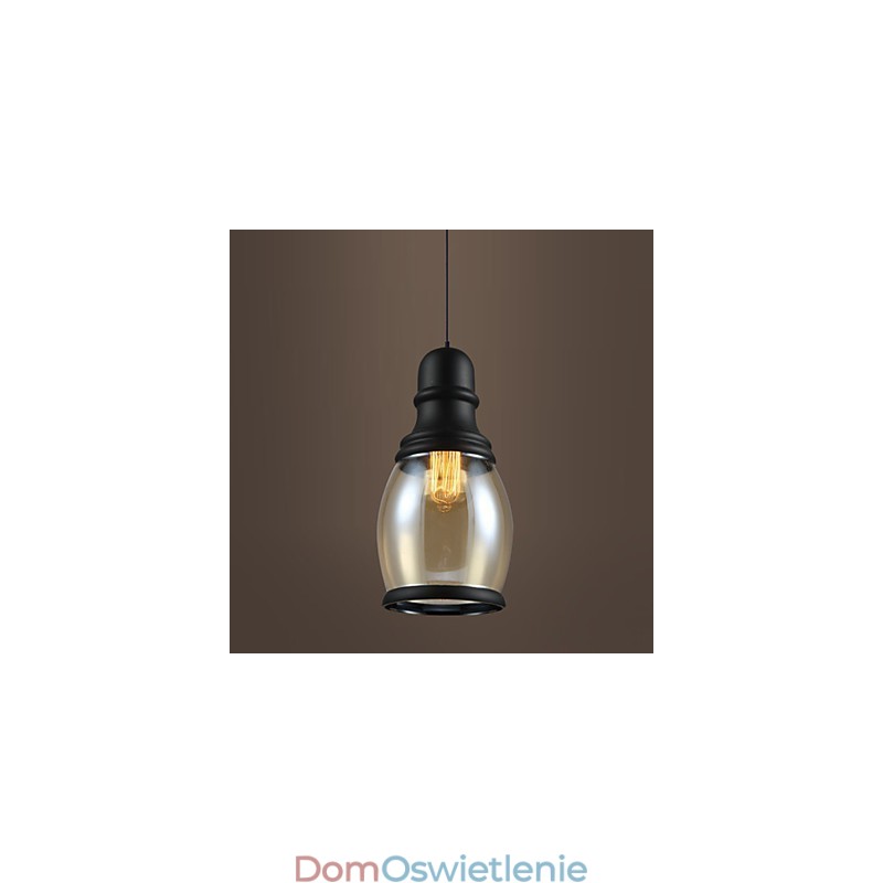 Oświetlenie retro Loft Lights Szklana lampa wisząca