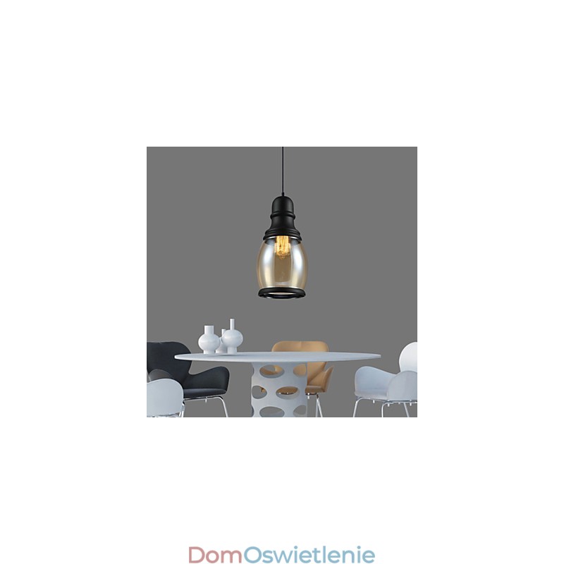 Oświetlenie retro Loft Lights Szklana lampa wisząca