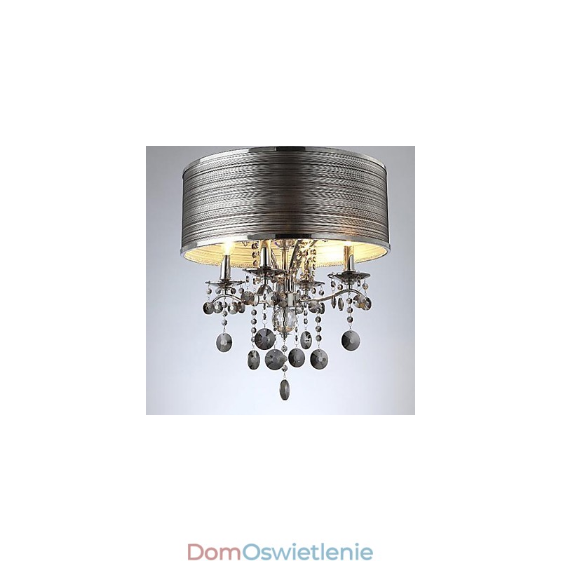 Nowoczesna współczesna lampa wisząca z kryształu i metalu