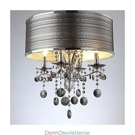 Nowoczesna współczesna lampa wisząca z kryształu i metalu Nowoczesna współczesna lampa wisząca z kryształu i metalu