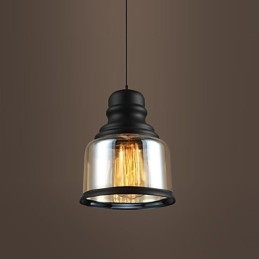Oświetlenie retro Loft Lights Szklana lampa wisząca