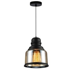 Oświetlenie retro Loft Lights Szklana lampa wisząca