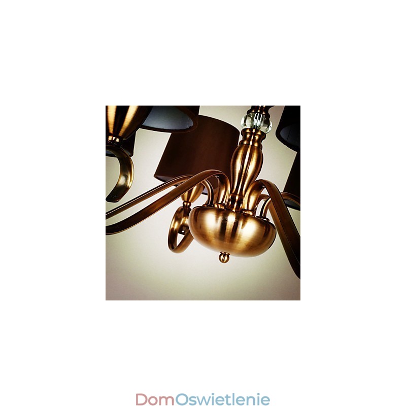 Rustykalny domek w stylu vintage mini, metalowy żyrandol galwanizowany