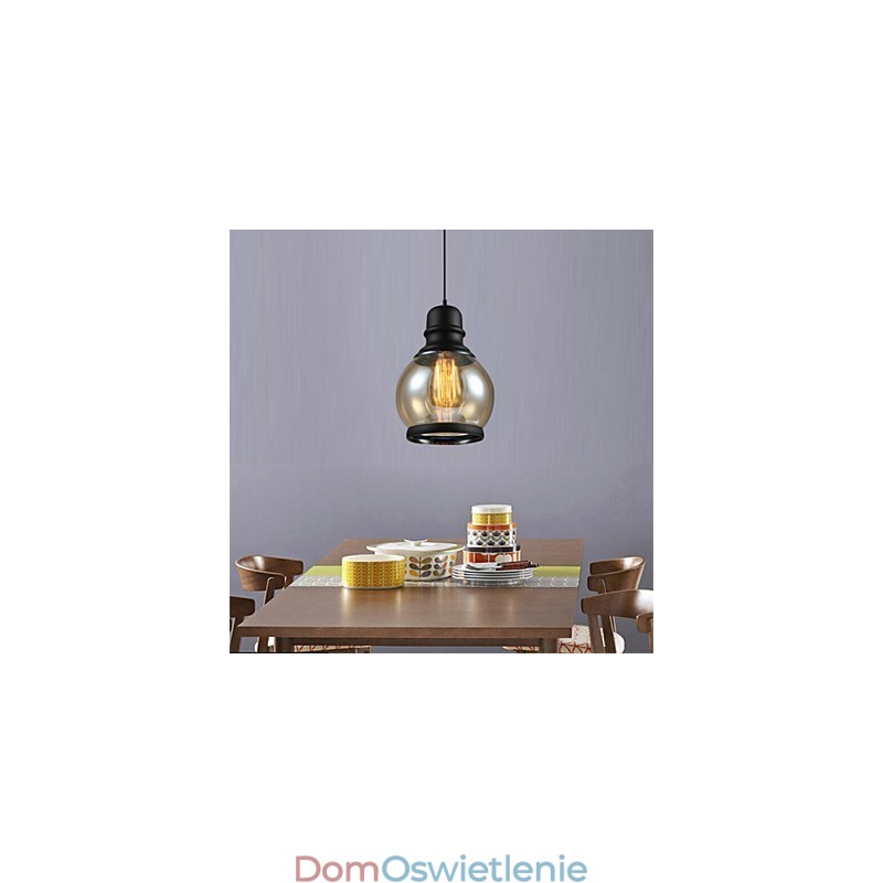 Oświetlenie retro Loft Lights Szklana lampa wisząca