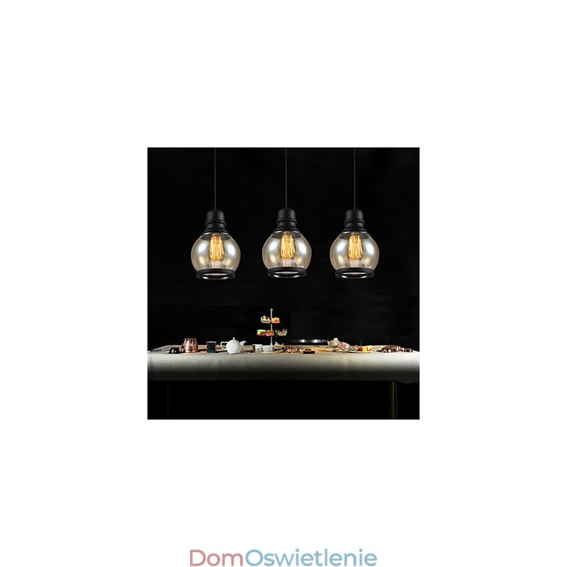 Oświetlenie retro Loft Lights Szklana lampa wisząca