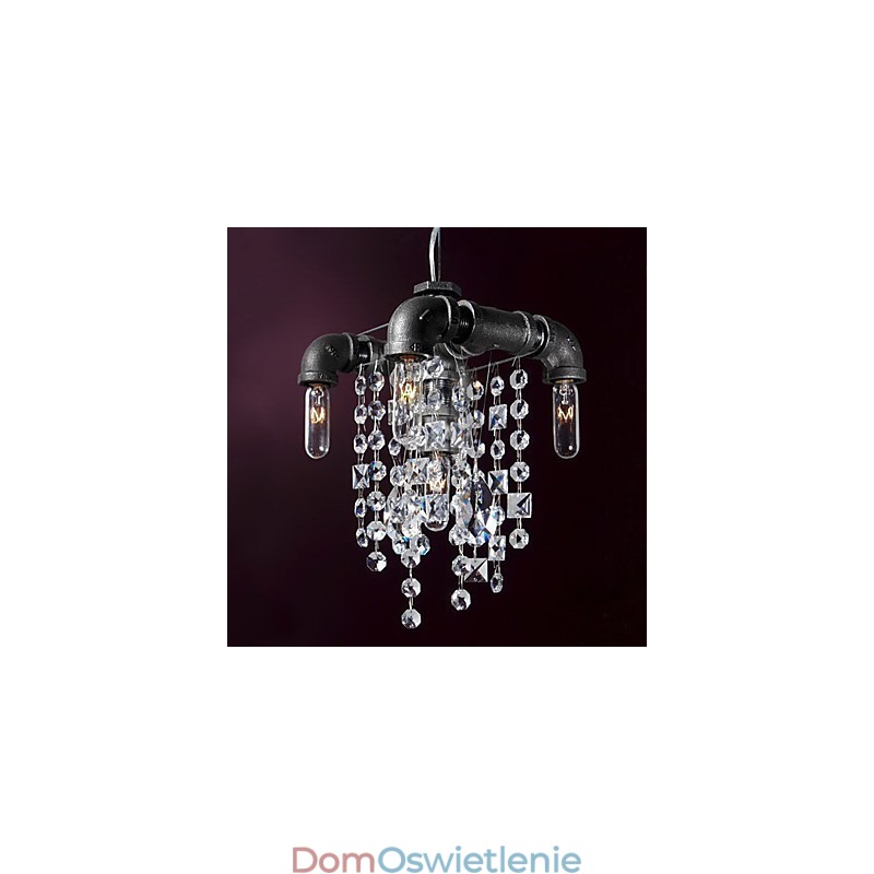 Charakterystyczny styl północnoamerykański, 5-punktowa lampa wisząca w rurze