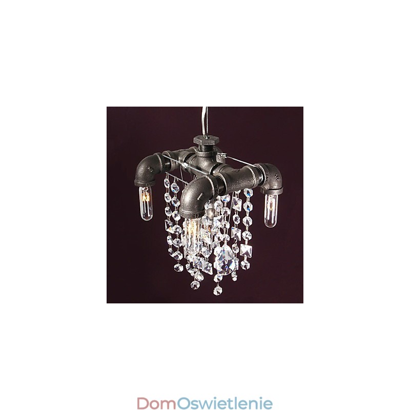 Charakterystyczny styl północnoamerykański, 5-punktowa lampa wisząca w rurze