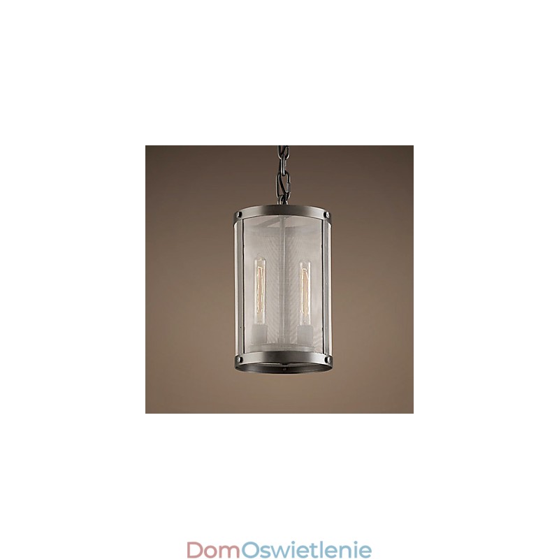 2-punktowa lampa wisząca z przezroczystym kloszem