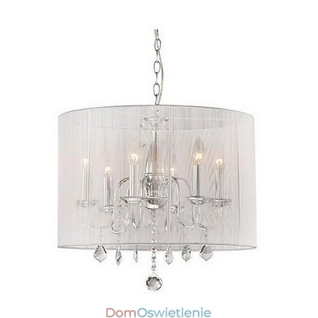 Nowoczesna współczesna lampa wisząca z kryształu galwanizowanego Drum