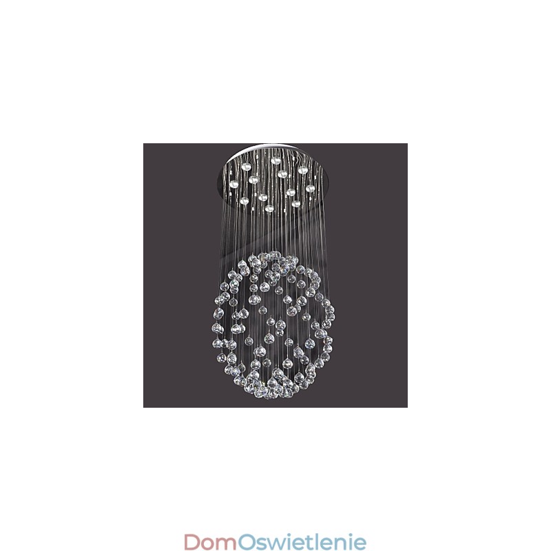 Nowoczesny współczesny kryształowy chromowany metalowy uchwyt ścienny