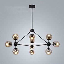 Wisząca lampa metalowa Country Painting Garaż