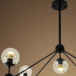 Wisząca lampa metalowa Country Painting Garaż