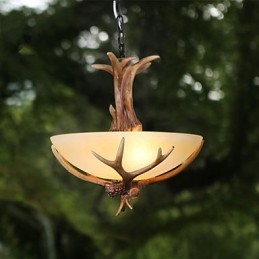 Lampy wiszące Vintage żywica