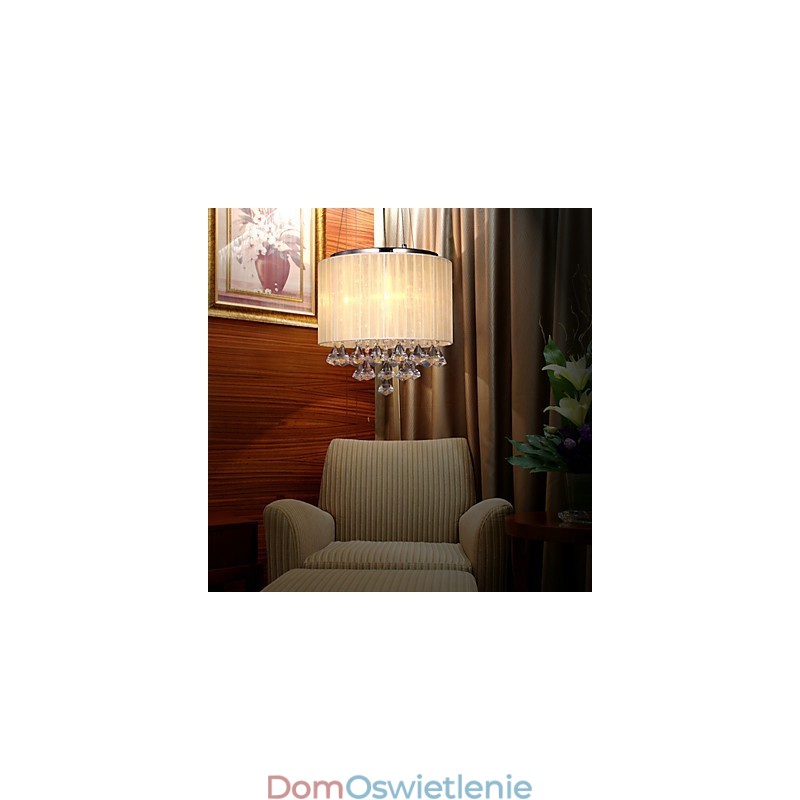 Elegancka kryształowa lampa wisząca z 4 światłami