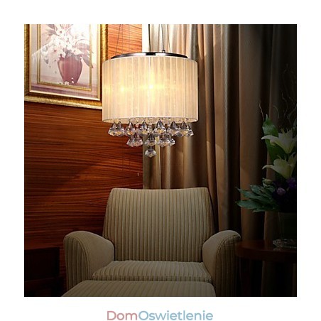 Elegancka kryształowa lampa wisząca z 4 światłami Elegancka kryształowa lampa wisząca z 4 światłami