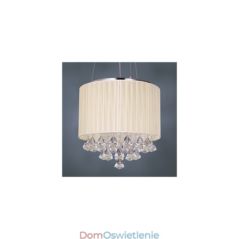 Elegancka kryształowa lampa wisząca z 4 światłami