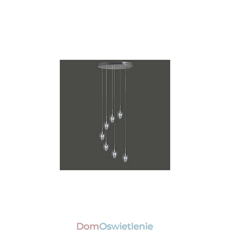 Nowoczesna współczesna tradycyjna klasyczna lampa wisząca z metalu chromowanego w bębnie