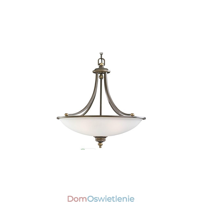Rustykalna lampa wisząca z brązu z metalu