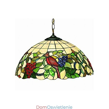 Winogrona i ptaki 2-punktowa lampa wisząca