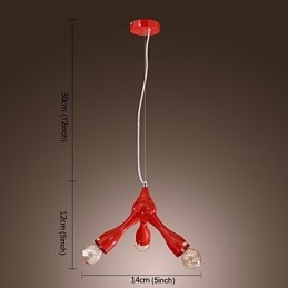 Lampa sufitowa z 3 światłami