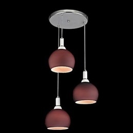 Nowoczesna, współczesna, miniaturowa lampa wisząca w stylu galwanicznym