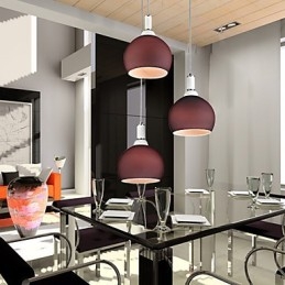 Nowoczesna, współczesna, miniaturowa lampa wisząca w stylu galwanicznym