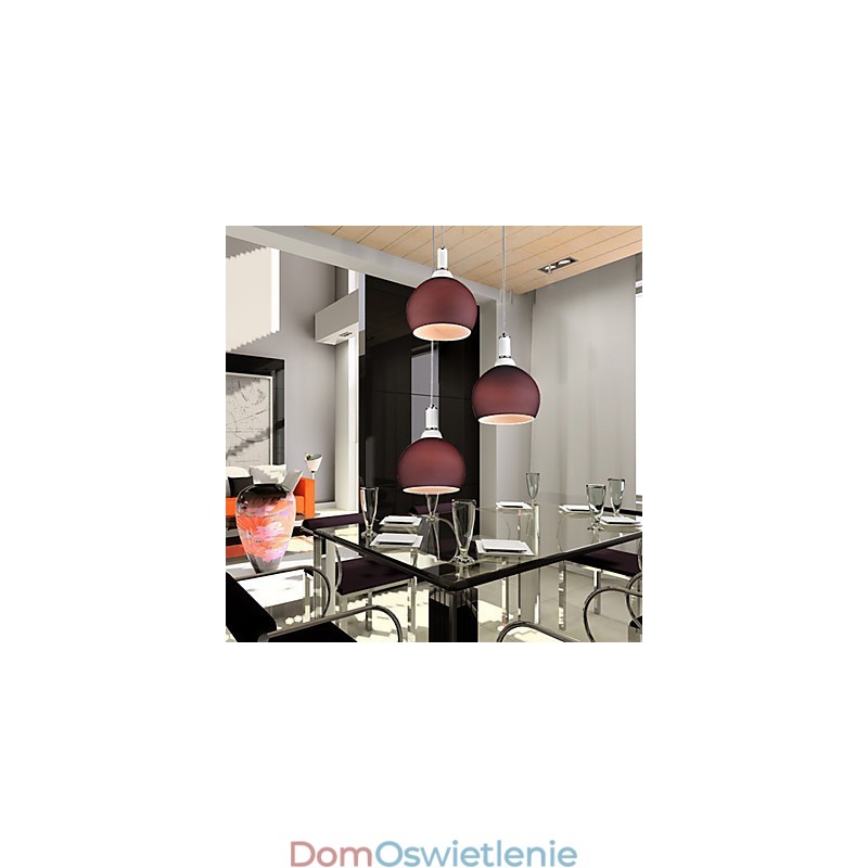 Nowoczesna, współczesna, miniaturowa lampa wisząca w stylu galwanicznym