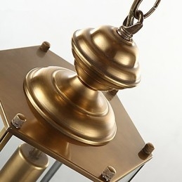 Lampy wiszące kryształowe mini styl tradycyjny klasyczny metalowy