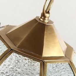 Lampy wiszące kryształowe mini styl tradycyjny klasyczny metalowy