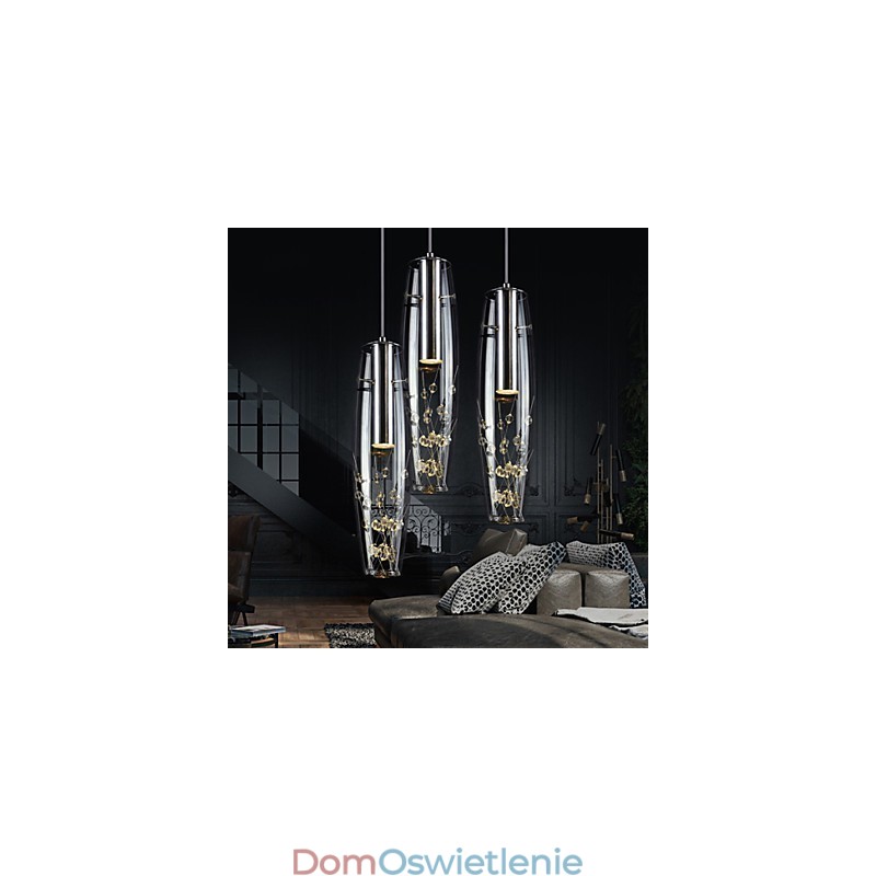 Nowoczesna, współczesna, miniaturowa lampa wisząca z galwanizowanego metalu dla dzieci
