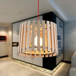Lampy wiszące Mini styl nowoczesny współczesny drewno