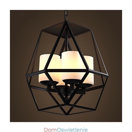 Najwyższej klasy Americange Vintage czarna lampa żelazna nowoczesny żyrandol żyrandol 4 światła Najwyższej klasy Americange Vintage czarna lampa żelazna nowoczesny żyrandol żyrandol 4 światła