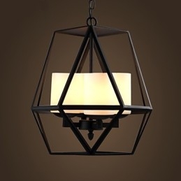Najwyższej klasy Americange Vintage czarna lampa żelazna nowoczesny żyrandol żyrandol 4 światła