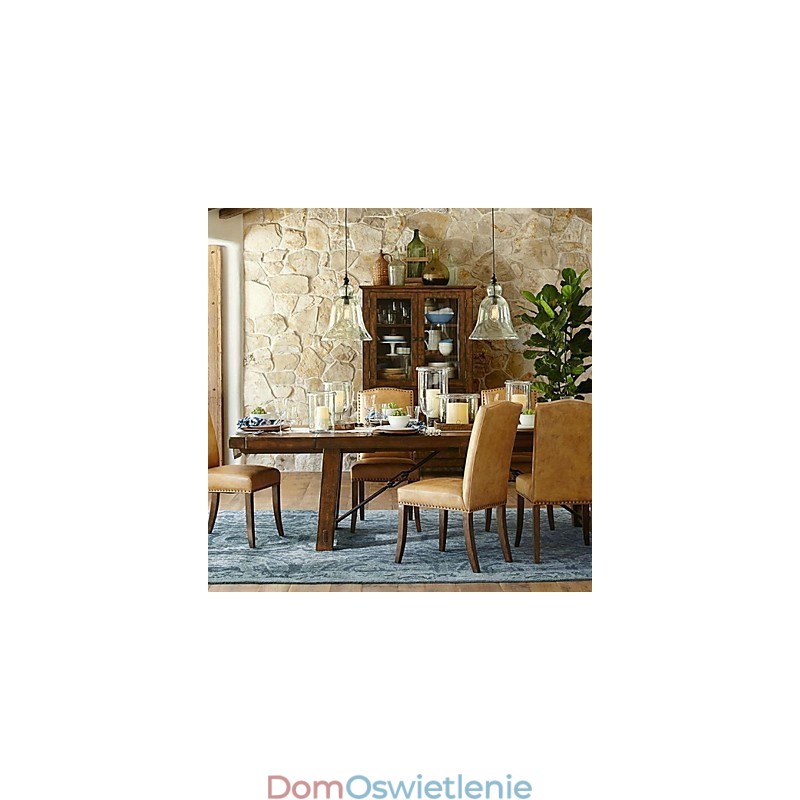 Wisząca lampa wisząca w stylu rustykalnym Mini Glass Painting