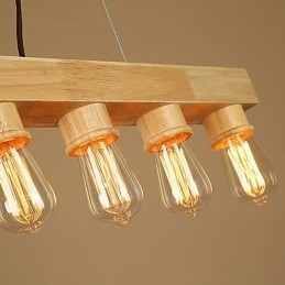 Lampy wiszące Country Wood Bamboo
