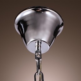 Nowoczesna współczesna kryształowa lampa wisząca w stylu mini galwanizowanego metalu