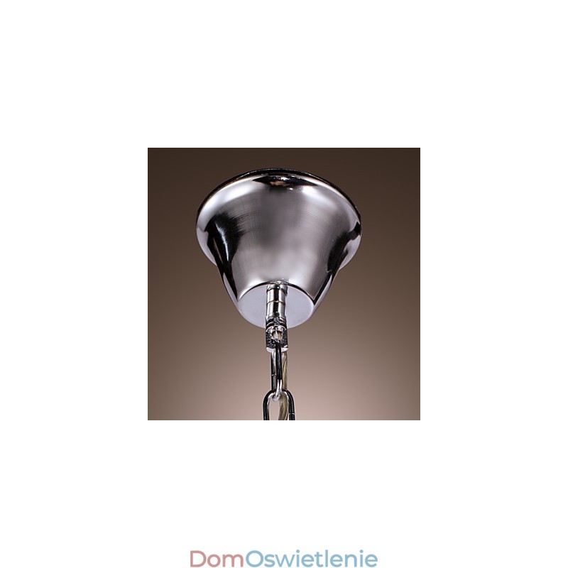 Nowoczesna współczesna kryształowa lampa wisząca w stylu mini galwanizowanego metalu
