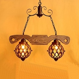 Amerykańskie lampy retro z żelaza