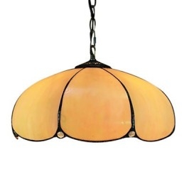 2 lampy wiszące w kolorze pomarańczowym