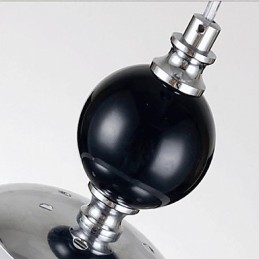 Klasyczna nowoczesna piłka nożna okrągła lampa wisząca 3 światła