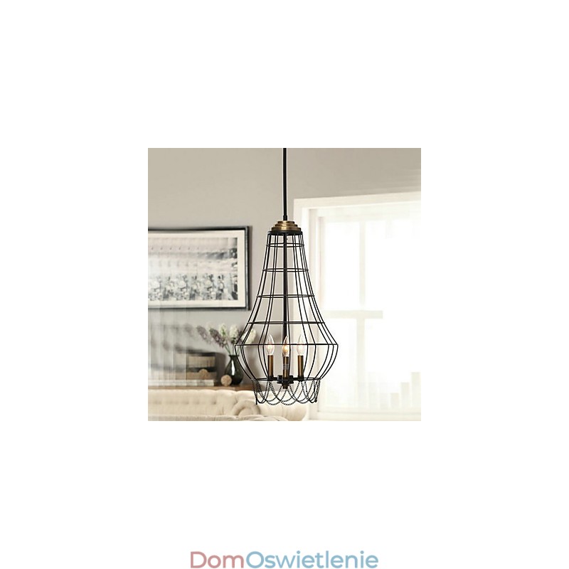 Wisząca lampa metalowa w stylu rustykalnym Mini