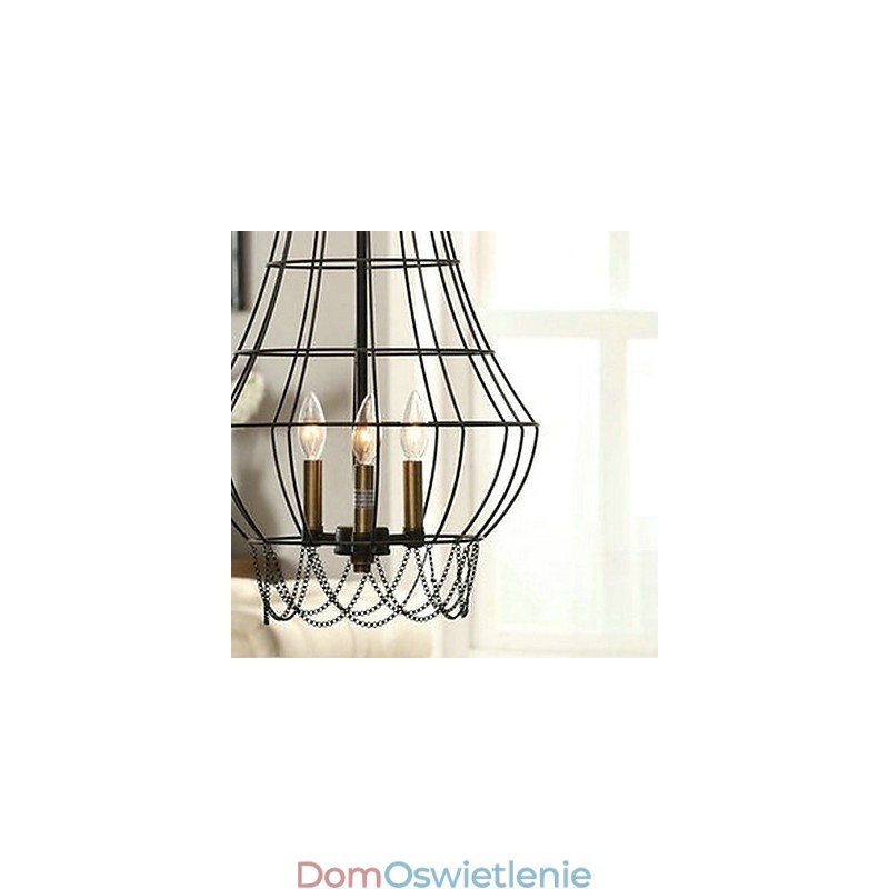 Wisząca lampa metalowa w stylu rustykalnym Mini