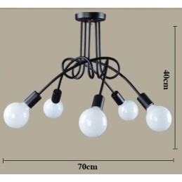 Lampy wiszące nowoczesne współczesne metalowe