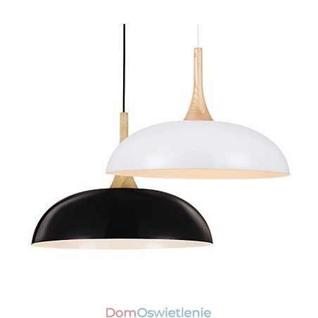 Miniaturowa artystyczna lampa wisząca 1 światło Nowoczesna prostota Czarno-białe wykończenie Aluminium i drewno Droplight Miniaturowa artystyczna lampa wisząca 1 światło Nowoczesna prostota Czarno-białe wykończenie Aluminium i drewno Droplight